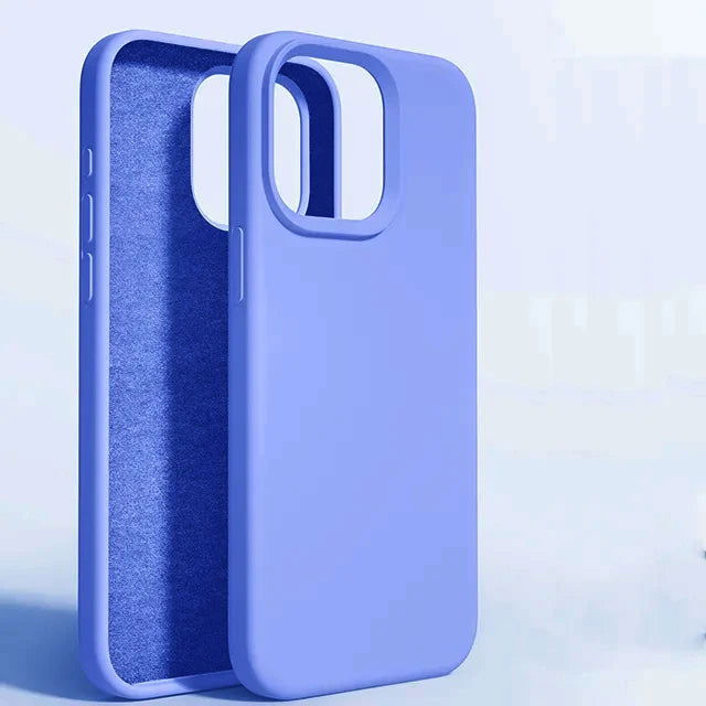 Liquid Silicone Shockproof Case For Apple iPhone 15 14 12 11 13 Pro Max Soft Cute Back Cover For 14 15 Plus Phone Accessories - Slobuy