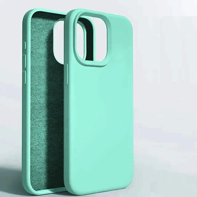 Liquid Silicone Shockproof Case For Apple iPhone 15 14 12 11 13 Pro Max Soft Cute Back Cover For 14 15 Plus Phone Accessories - Slobuy