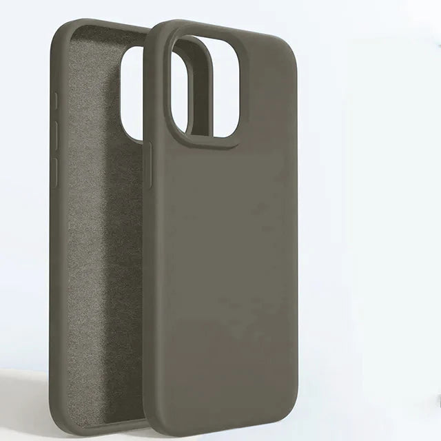 Liquid Silicone Shockproof Case For Apple iPhone 15 14 12 11 13 Pro Max Soft Cute Back Cover For 14 15 Plus Phone Accessories - Slobuy