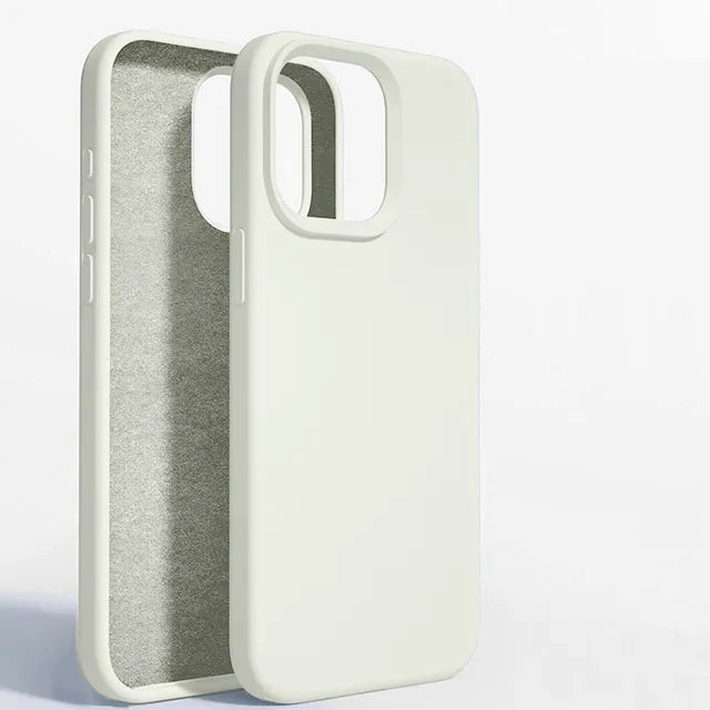 Liquid Silicone Shockproof Case For Apple iPhone 15 14 12 11 13 Pro Max Soft Cute Back Cover For 14 15 Plus Phone Accessories - Slobuy