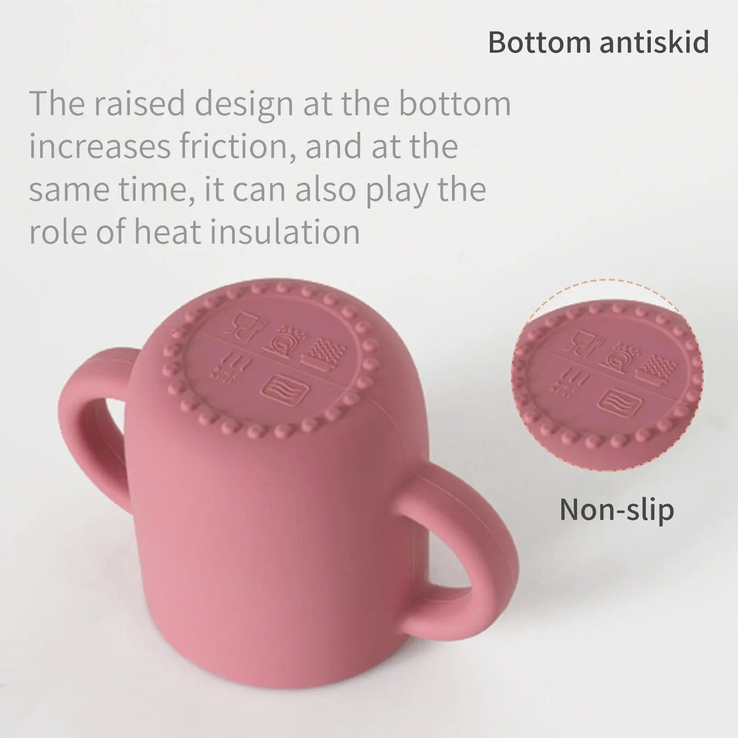 Lnfant Drinking Cup Silicone Safe Material - Slobuy