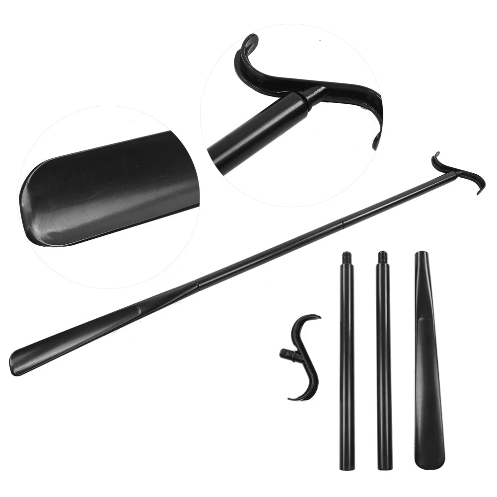 Long Dressing Shoes Socks Dressing Stick Multifunction Detachable Shoe Horn Aid Stick for Mobility Disabled Patient Elderly 90CM - Slobuy