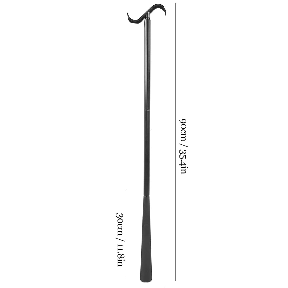 Long Dressing Shoes Socks Dressing Stick Multifunction Detachable Shoe Horn Aid Stick for Mobility Disabled Patient Elderly 90CM - Slobuy