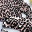 Long Sleeve 3 Piece Swimsuit High Cut Leopard Cover Up Push Up Bikini Separate Sports Bandage Bathing Suit Thong Swimwear 2022 - Slobuy