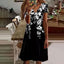 Loose V-neck Outdoor Dress - Slobuy