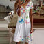 Loose V-neck Outdoor Dress - Slobuy