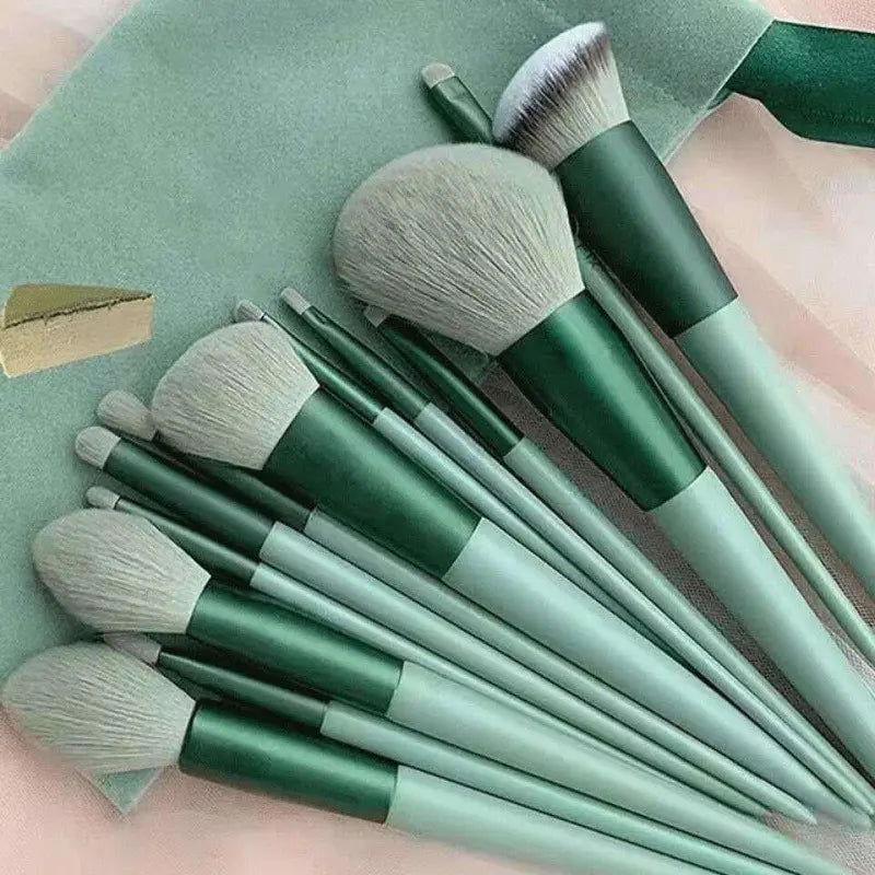 13 PCS/Lot Makeup Brushes Set Eye Shadow Foundation Women Cosmetic Powder Blush Blending Beauty Make Up Tool - Slobuy