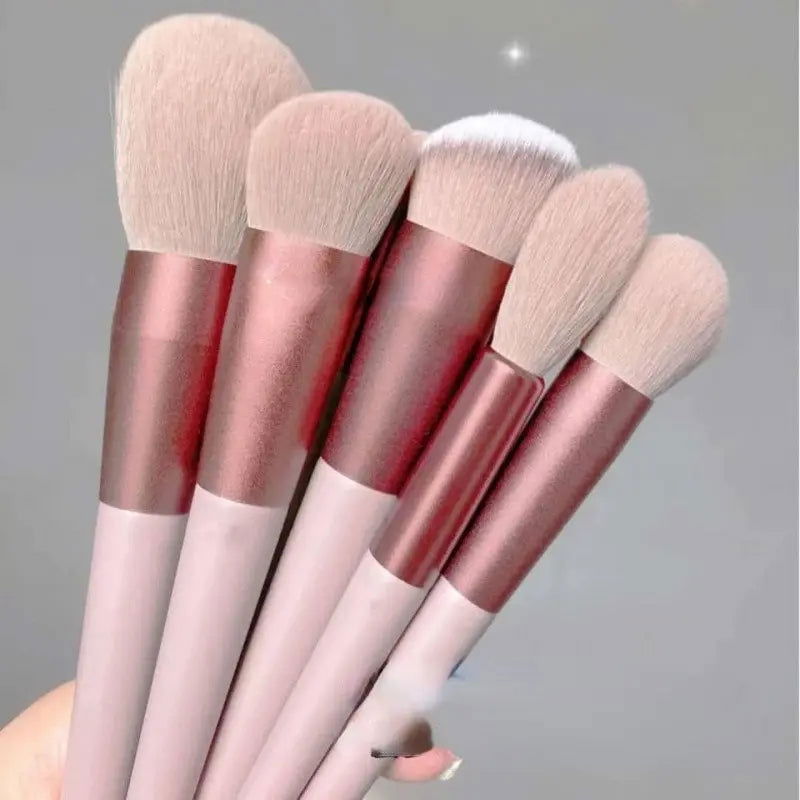 13 PCS/Lot Makeup Brushes Set Eye Shadow Foundation Women Cosmetic Powder Blush Blending Beauty Make Up Tool - Slobuy