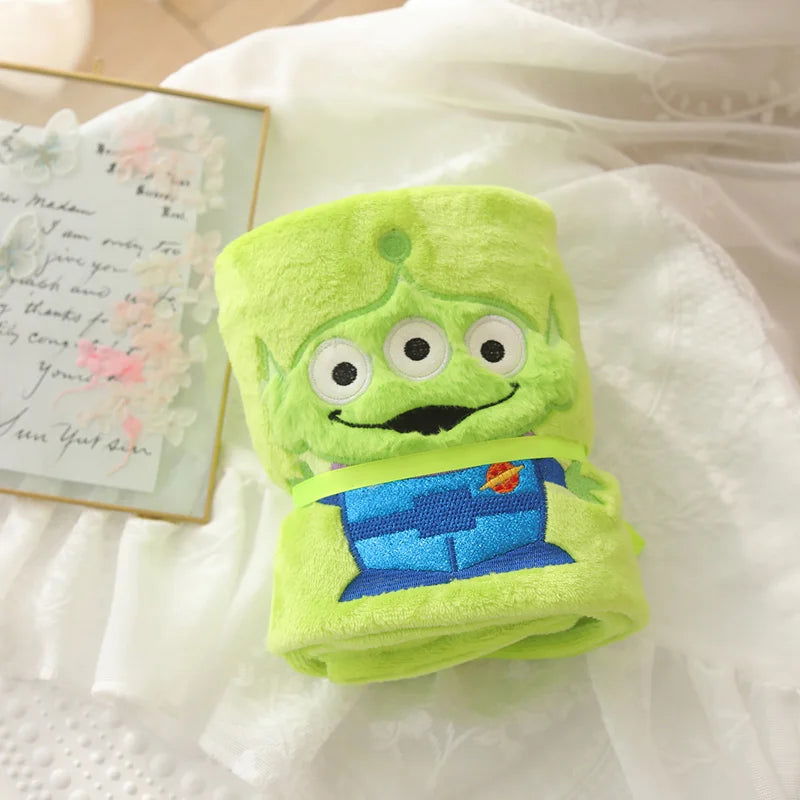 Lovely Mickey Stitch Blanket Cartoon Anime Nap Blanket Alien Lotso Spring Summer Flannel Blanket For Child Girl Baby Single Size - Slobuy