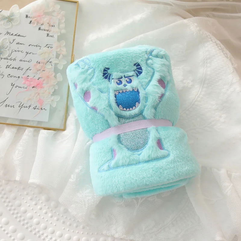 Lovely Mickey Stitch Blanket Cartoon Anime Nap Blanket Alien Lotso Spring Summer Flannel Blanket For Child Girl Baby Single Size - Slobuy