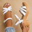 Lucyever Lightweight High Heeled Sandals for Women 2024 Summer Ankle Buckle Female Gladiator Sandal Woven Platform Sandles Woman - Slobuy