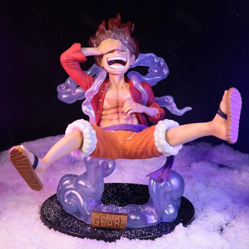 Luffy Anime One Piece Figure Luffy Gear 5 Action Figures Anime One Piece Statue Monkey D. Luffy Pvc Model Toy Gift For Boyfriend - Slobuy