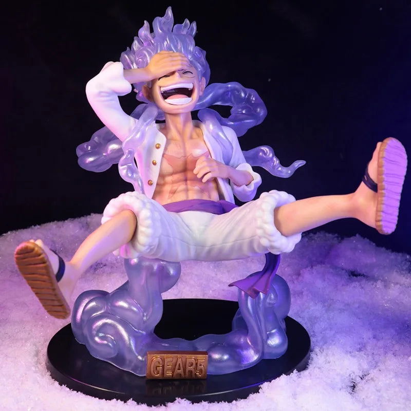 Luffy Anime One Piece Figure Luffy Gear 5 Action Figures Anime One Piece Statue Monkey D. Luffy Pvc Model Toy Gift For Boyfriend - Slobuy