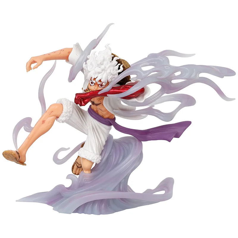 Luffy Anime One Piece Figure Luffy Gear 5 Action Figures Anime One Piece Statue Monkey D. Luffy Pvc Model Toy Gift For Boyfriend - Slobuy