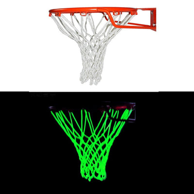 Luminous Basketball Net Self-illuminated Glowing Light Fluoresc Basketball Standard Training Nylon Net Outdoor Sport Accessories - Slobuy