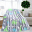 Luminous Blanket Flannel Cartoon Pattern Office, Children's Nap Blanket Comfortable And Soft (75*100cm) - Slobuy
