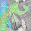 Luminous Unicorn Dinosaur Throw Blanket for Girls Boys Plush Flannel Blanket Christmas Tree Glow in the Dark Super Soft - Slobuy