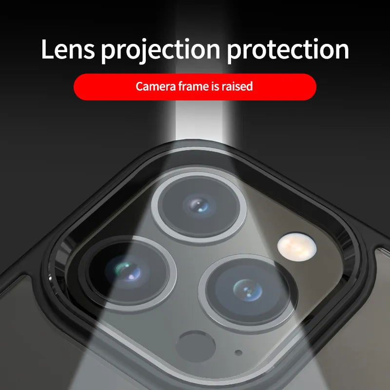 Luxury Clear HD Phone Case For iPhone 14 13 12 11 15 Pro Max Funda Magnetic Magsafe Wireless Charging Shockproof Cellphone Cover - Slobuy