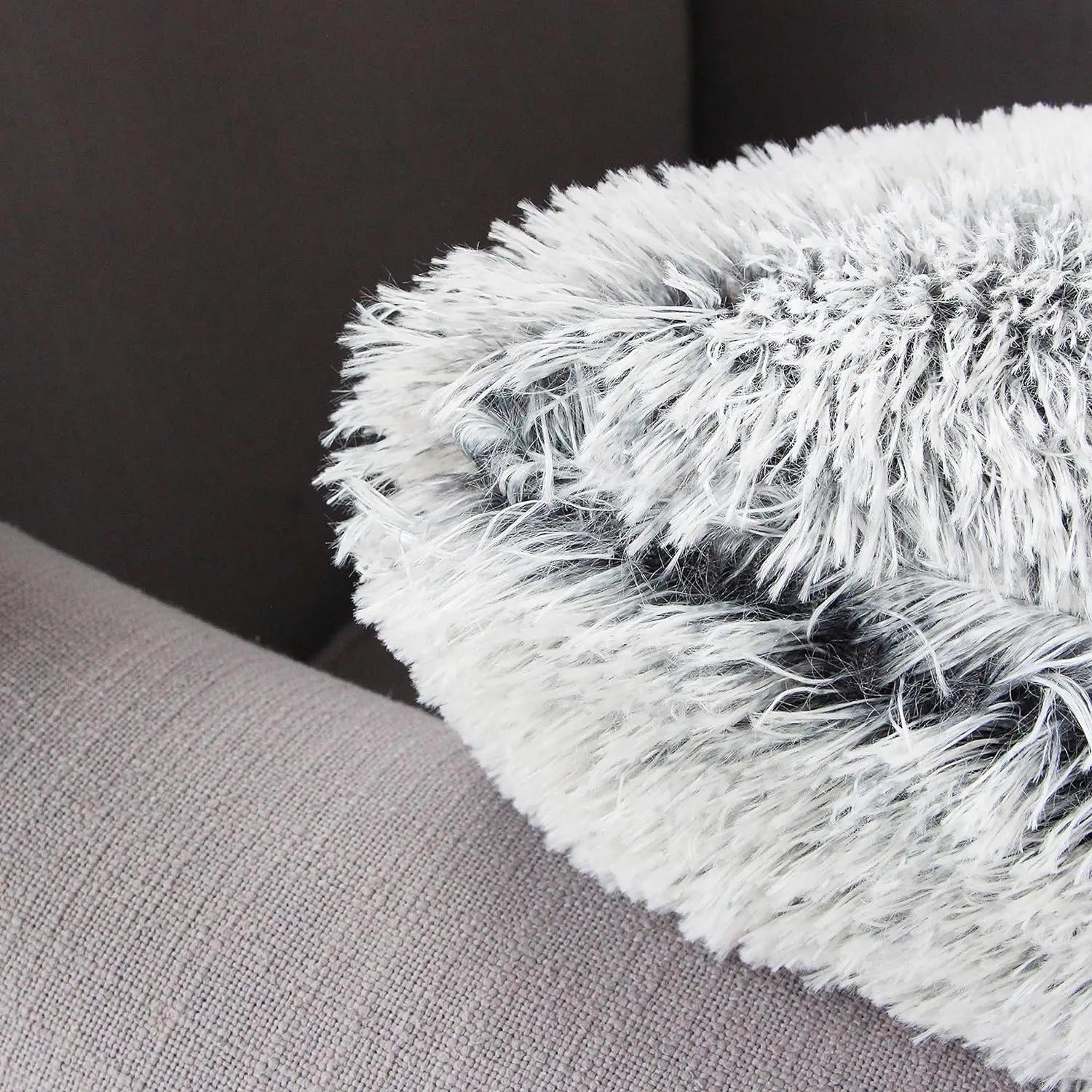 Luxury Faux Fur Throw Pillow Cover Super Soft Cushion Case for Sofa Bed  Living Room Fluffy Cushion Cover 45x45 CM Home Decro - Slobuy