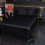 Luxury Flat Sheet Solid Color Satin Bed Sheet Soft Comfortable Bedsheet High-End Bedclothes Sheet - Slobuy