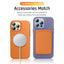 Luxury Leather Magnetic Case For iPhone 15 14 13 Pro Max Plus Mini For Magsafe Wireless Charging With Animation Phone Accessorie - Slobuy