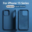 Luxury Liquid Silicone Case For iPhone 11 13 12 14 15 Pro Max 8 Plus Mini Phone Cases X XR XS Shockproof Soft Cover Accessories - Slobuy