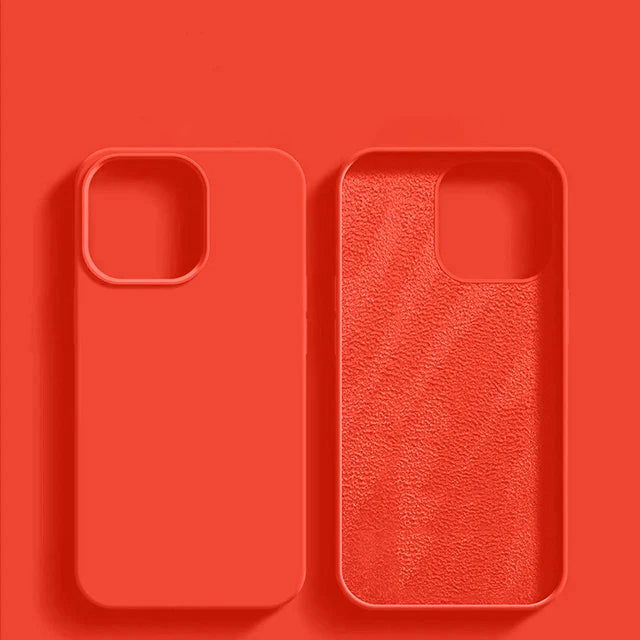 Luxury Liquid Silicone Phone Case For APPLE iPhone 11 13 12 14 15 Pro Max Cases For iPhone 15 Plus Shockproof Protective Cover - Slobuy