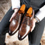 Luxury Mens Leather Shoes High Quality Men's Shoes Pointed Oxford Wedding Leather Men Dress Shoes 2023 Gentleman Office Man Shoe - Slobuy