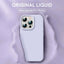 Luxury Original Liquid Silicone Case For iPhone 15 14 13 12 11 Pro Max  Plus Phone Cases Shockproof Soft Back Cover Accessories - Slobuy