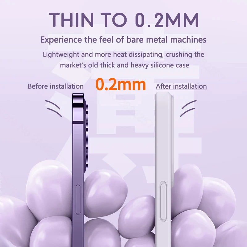Luxury Original Liquid Silicone Case For iPhone 15 14 13 12 11 Pro Max  Plus Phone Cases Shockproof Soft Back Cover Accessories - Slobuy