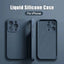 Luxury Original Liquid Silicone Case For iPhone 15 14 13 12 11 Pro Max Plus Soft Cases Shockproof Bumper Cover Phone Accessories - Slobuy