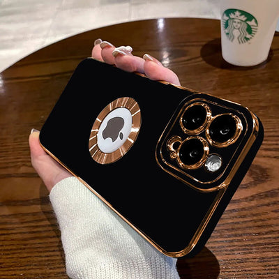 Luxury Plating Shockproof Case For iPhone 15 14 13 12 11 Pro Max Silicone Cover For Apple 14 15 Plus Coque Phone Accessories - Slobuy