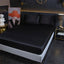 Luxury Satin Fitted Sheet High-End Solid Color Mattress Cover With Elastic Band Bed Sheet Rayon Fit Sheet - Slobuy