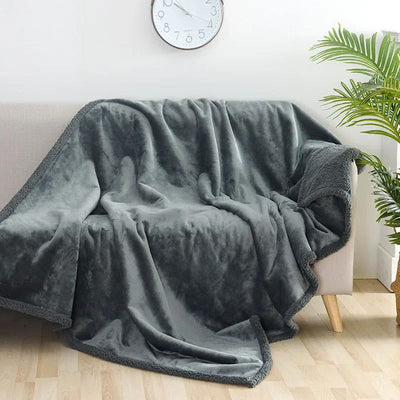 Luxury Shaggy Blanket Winter Warm Cosy Romantic Couple Waterproof Blanket-Thickened Large Size Blanket Microfibre-Blanket - Slobuy
