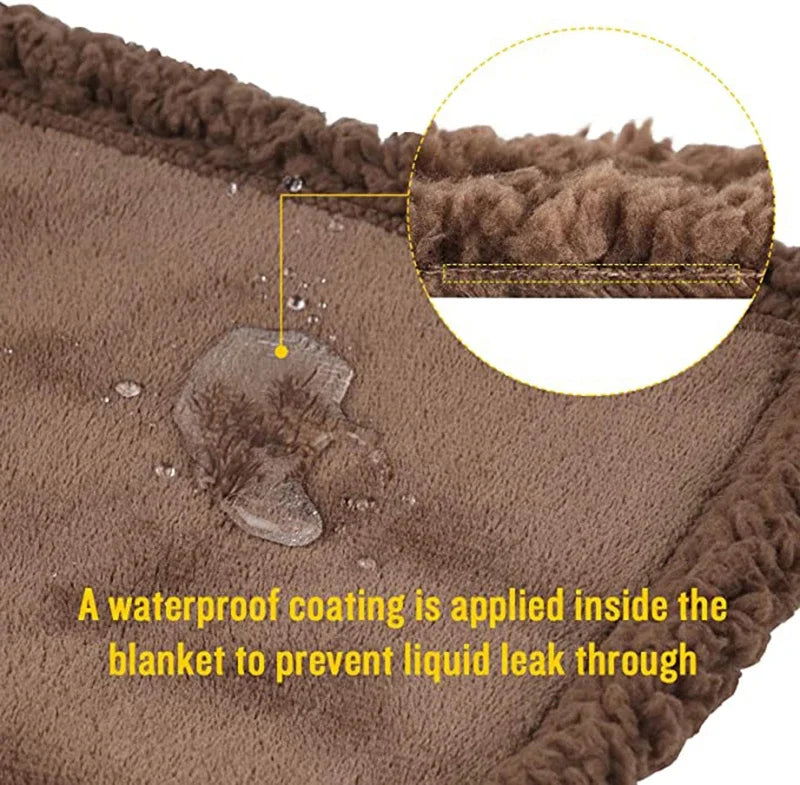 Luxury Shaggy Blanket Winter Warm Cosy Romantic Couple Waterproof Blanket-Thickened Large Size Blanket Microfibre-Blanket - Slobuy
