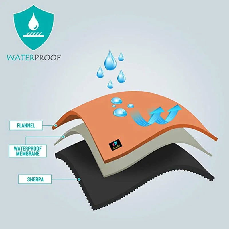 Luxury Shaggy Blanket Winter Warm Cosy Romantic Couple Waterproof Blanket-Thickened Large Size Blanket Microfibre-Blanket - Slobuy