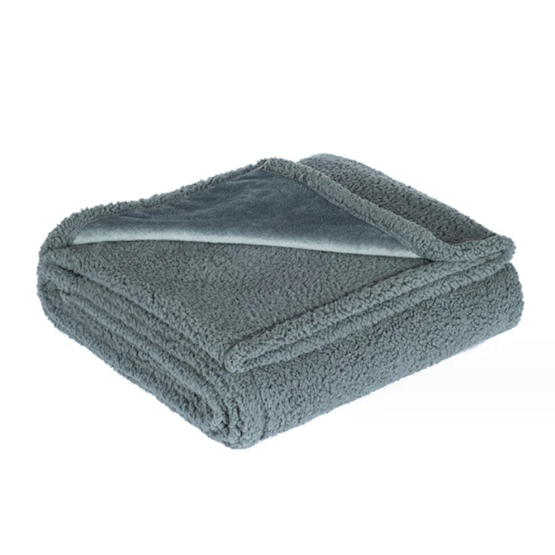 Luxury Shaggy Blanket Winter Warm Cosy Romantic Couple Waterproof Blanket-Thickened Large Size Blanket Microfibre-Blanket - Slobuy