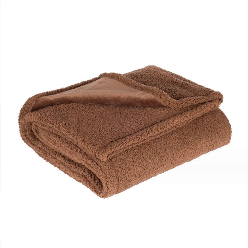 Luxury Shaggy Blanket Winter Warm Cosy Romantic Couple Waterproof Blanket-Thickened Large Size Blanket Microfibre-Blanket - Slobuy