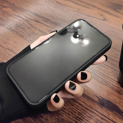 Luxury Shockproof Matte Phone Case For iPhone 15 14 13 12 11 Pro Max XR XS X 7 8 Plus SE 2020 2022 Mini Bumper Transparent Cover - Slobuy