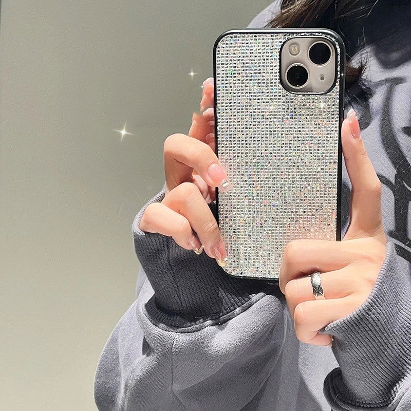 Luxury brand Bling  Glitter sequin Soft phone case for iphone 15 14 11 12 13 Pro 7 8 Plus X XS XR MAX SE MiNi Back Cover Capa - Slobuy