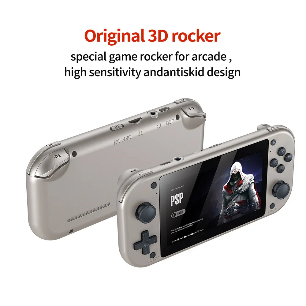 M17 Handheld Video Game Console 64G 128G Open Source Linux System 4.3inch Screen Portable Pocket Video Player Retro Gaming Conso - Slobuy