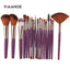 MAANGE 18Pcs Makeup Brushes Set Multifunctional Brush Powder Eyeshadow Make Up Brush With Portable PU Case Beauty Tools - Slobuy