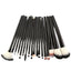 MAANGE 18Pcs Makeup Brushes Set Multifunctional Brush Powder Eyeshadow Make Up Brush With Portable PU Case Beauty Tools - Slobuy