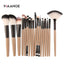 MAANGE 18Pcs Makeup Brushes Set Multifunctional Brush Powder Eyeshadow Make Up Brush With Portable PU Case Beauty Tools - Slobuy