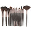 MAANGE 18Pcs Makeup Brushes Set Multifunctional Brush Powder Eyeshadow Make Up Brush With Portable PU Case Beauty Tools - Slobuy