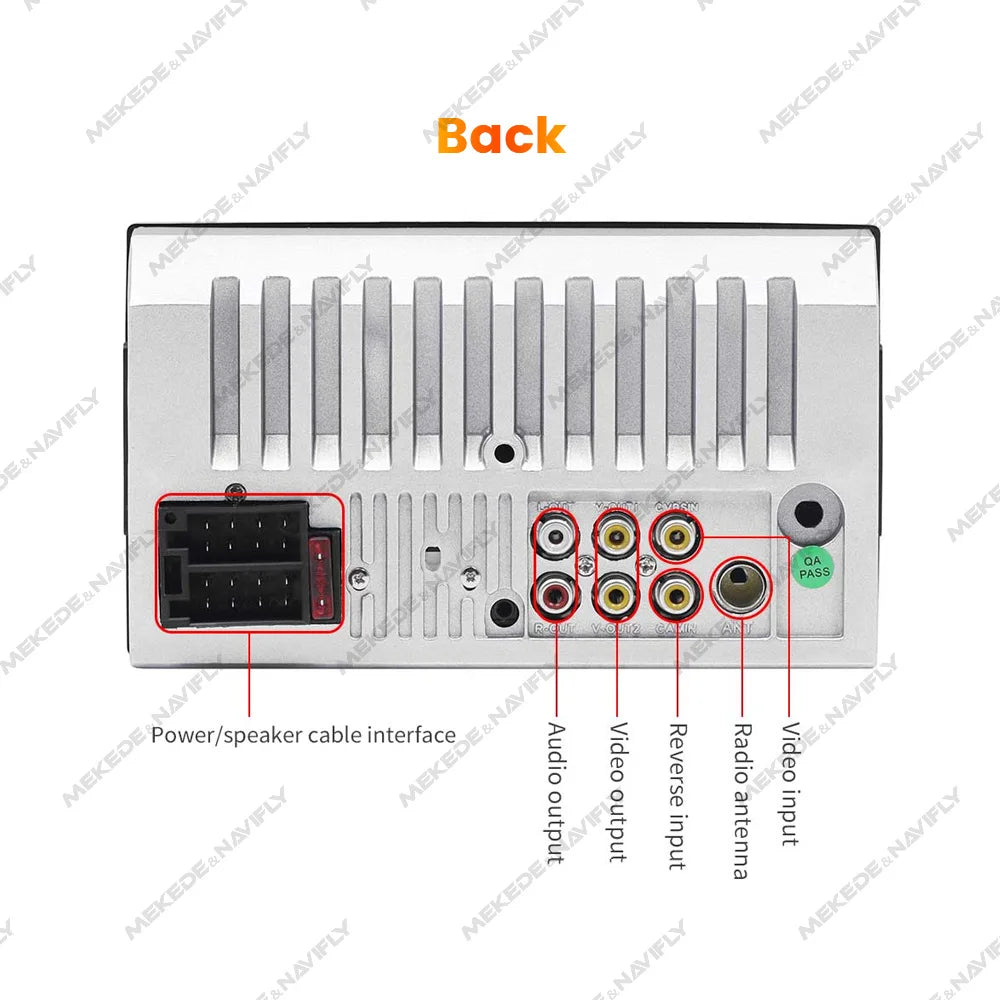 MEKEDE 2 Din MP5 Player Car Radio For Universal Autoradio Multimedia Player 2DIN Auto audio USB BT TF Card 7inch HD Touch Scree - Slobuy