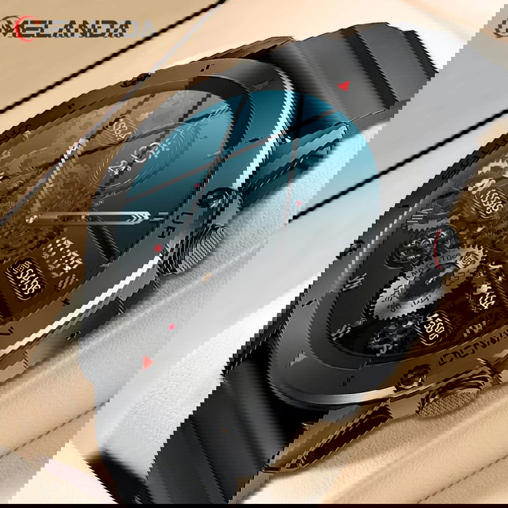 MELANDA 1.39 Inch HD Bluetooth Call Smart Watch Men IP68 Waterproof Sports Fitness Tracker Men Smartwatch For IOS Android NX9 - Slobuy
