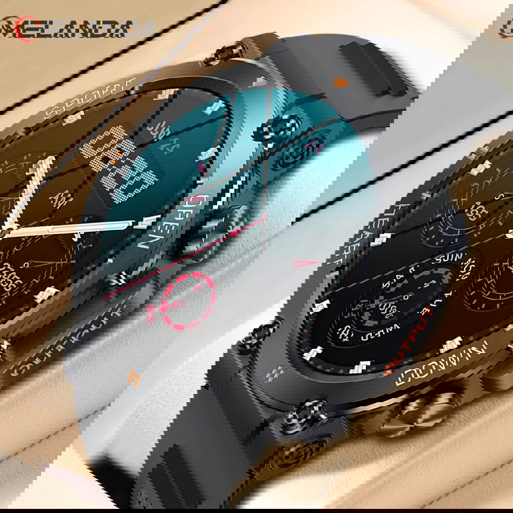 MELANDA 1.39 Inch HD Bluetooth Call Smart Watch Men Sports Fitness Tracker Heart Monitor 400mAh Smartwatch For Android IOS K56 - Slobuy