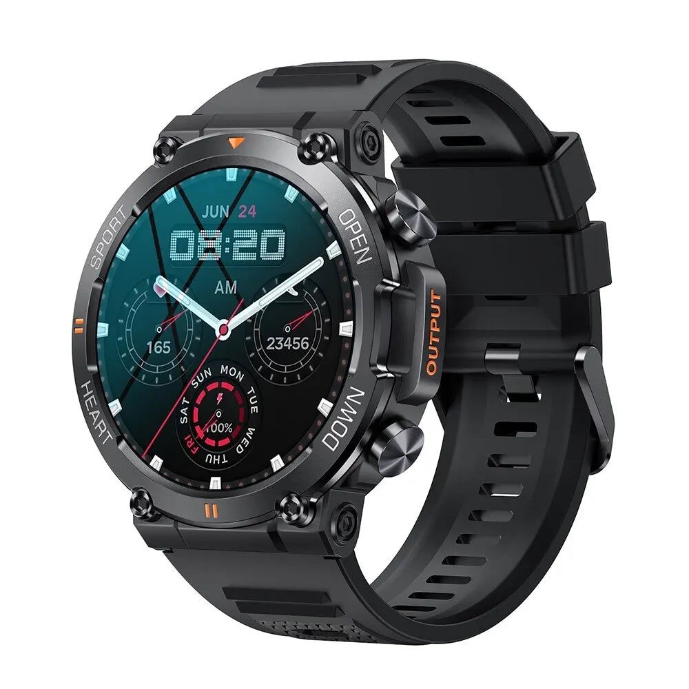 MELANDA 1.39 Inch HD Bluetooth Call Smart Watch Men Sports Fitness Tracker Heart Monitor 400mAh Smartwatch For Android IOS K56 - Slobuy