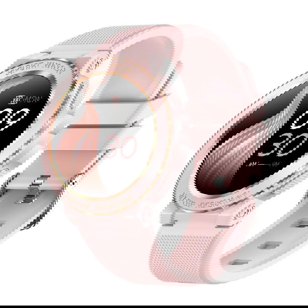 MELANDA Sport Smart Watch Women Bluetooth Call Smartwatch IP68 Waterproof Fitness Tracker Health Monitoring for IOS Android MK60 - Slobuy